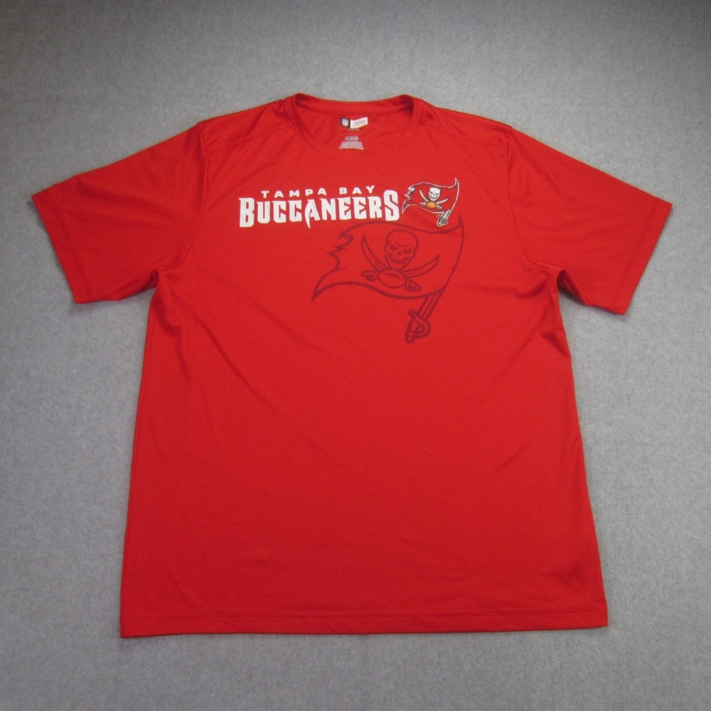 Tampa Bay Buccaneers NFL Shirt Mens XL Red TX3 Cool‎ Breathable Training Tee